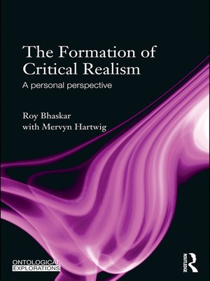 cover image of The Formation of Critical Realism